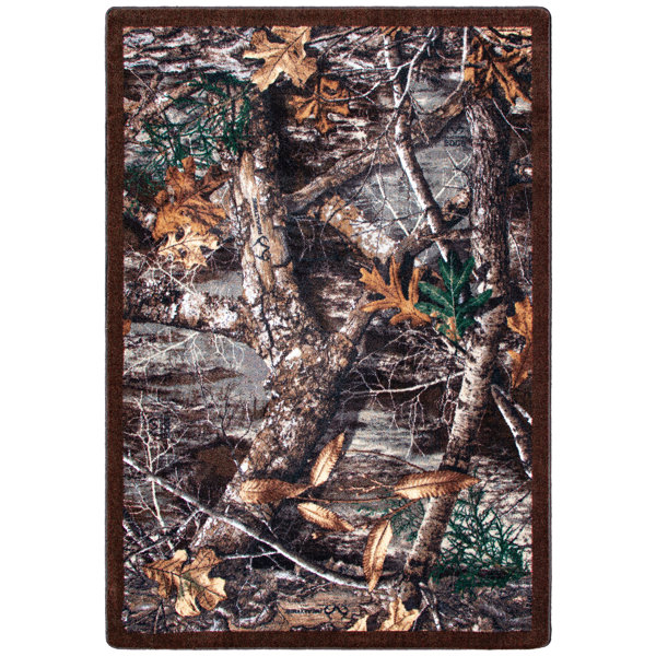 Realtree EDGE Camouflage Area Rug Wayfair